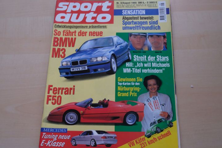 Deckblatt Sport Auto (08/1995)